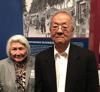 Art Shibayama and his friend, Blanca Katsura